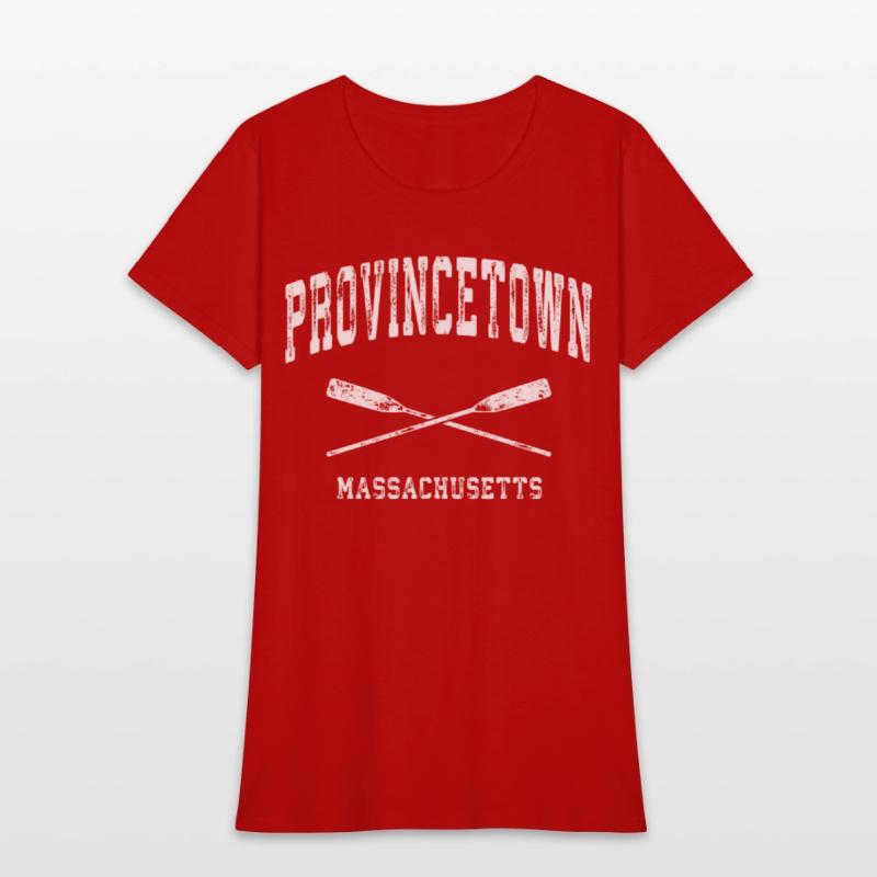 Provincetown Massachusetts Nautical Crossed Oars