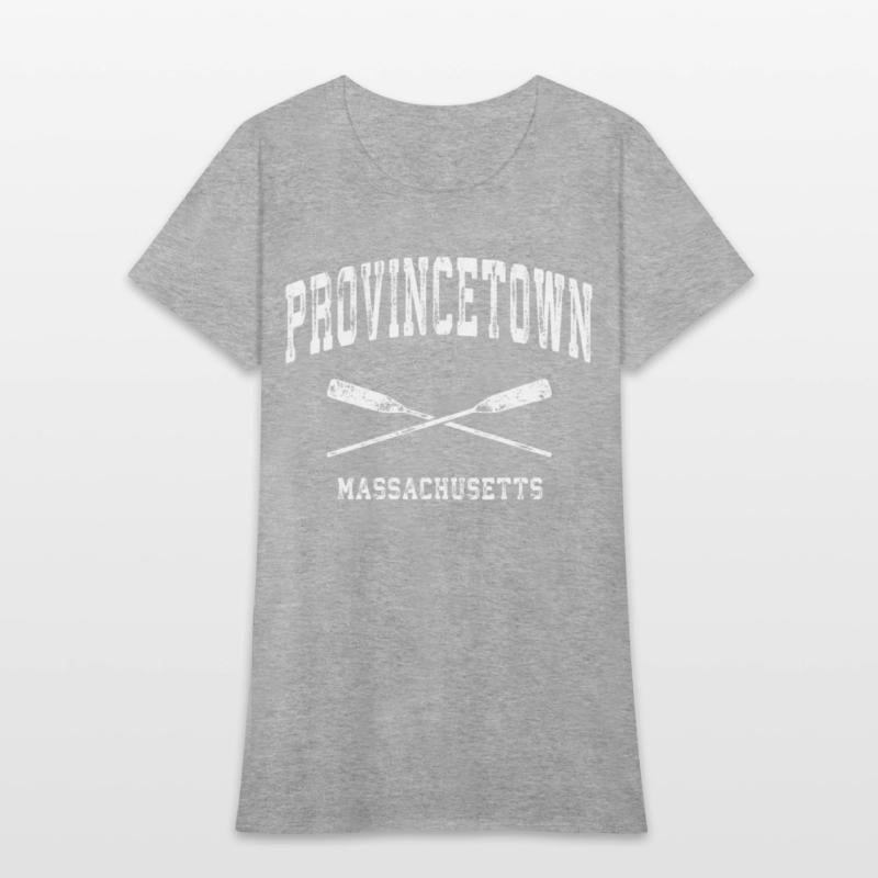 Provincetown Massachusetts Nautical Crossed Oars