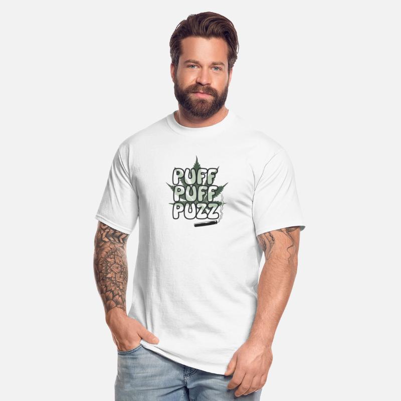 PUFF PUFF PUZZ Shirt Retro Cannabis Tee