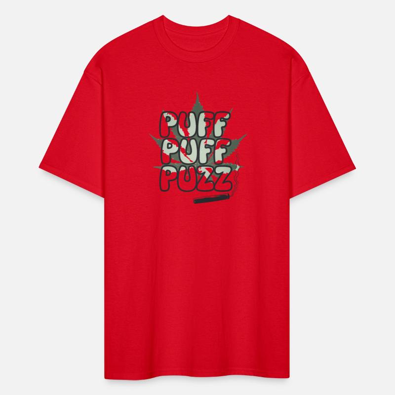 PUFF PUFF PUZZ Shirt Retro Cannabis Tee