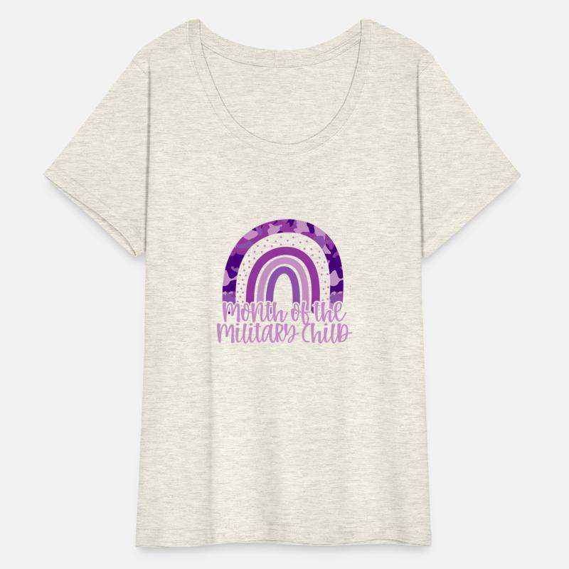 Purple Camouflage Rainbow For Month Of The Militar