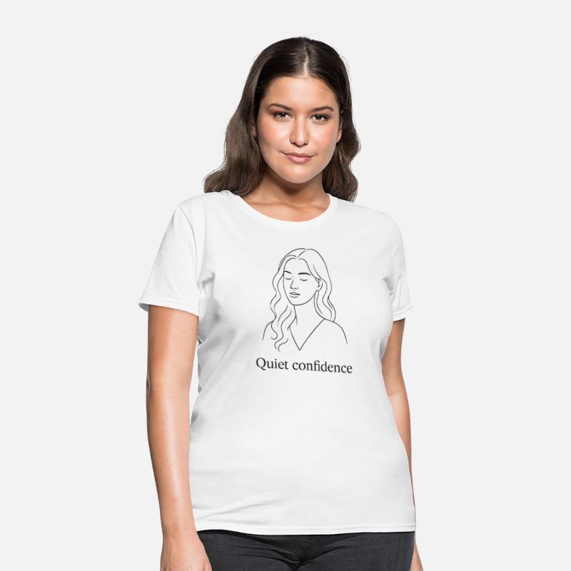 Quiet Confidence – Minimalist Line Art Illustratio