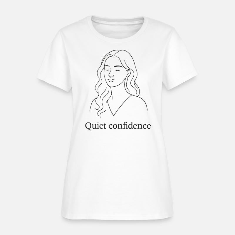 Quiet Confidence – Minimalist Line Art Illustratio