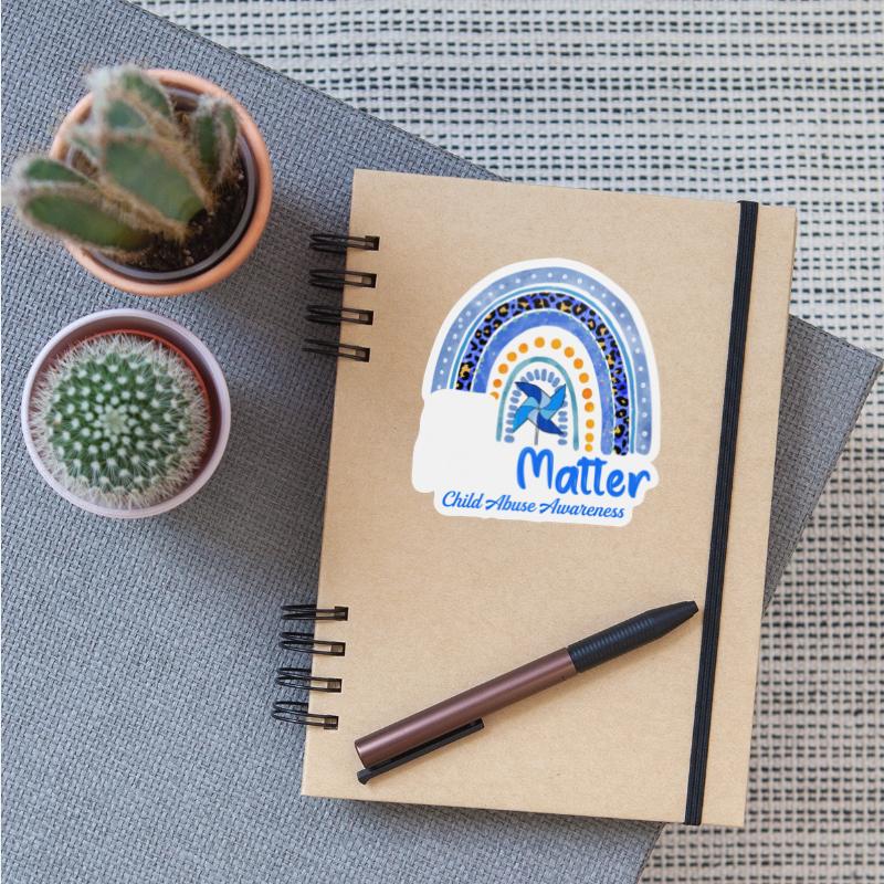 Rainbow All-Matterwheel Child Abuse Awareness