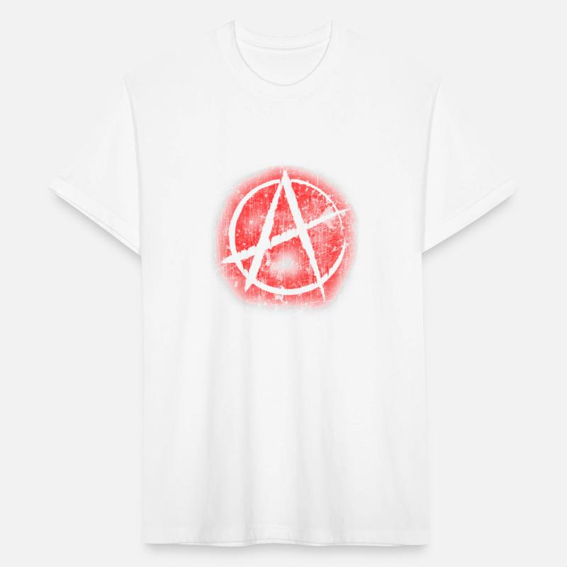 Red Anarchy Symbol Graffiti Style Anarchism Punk