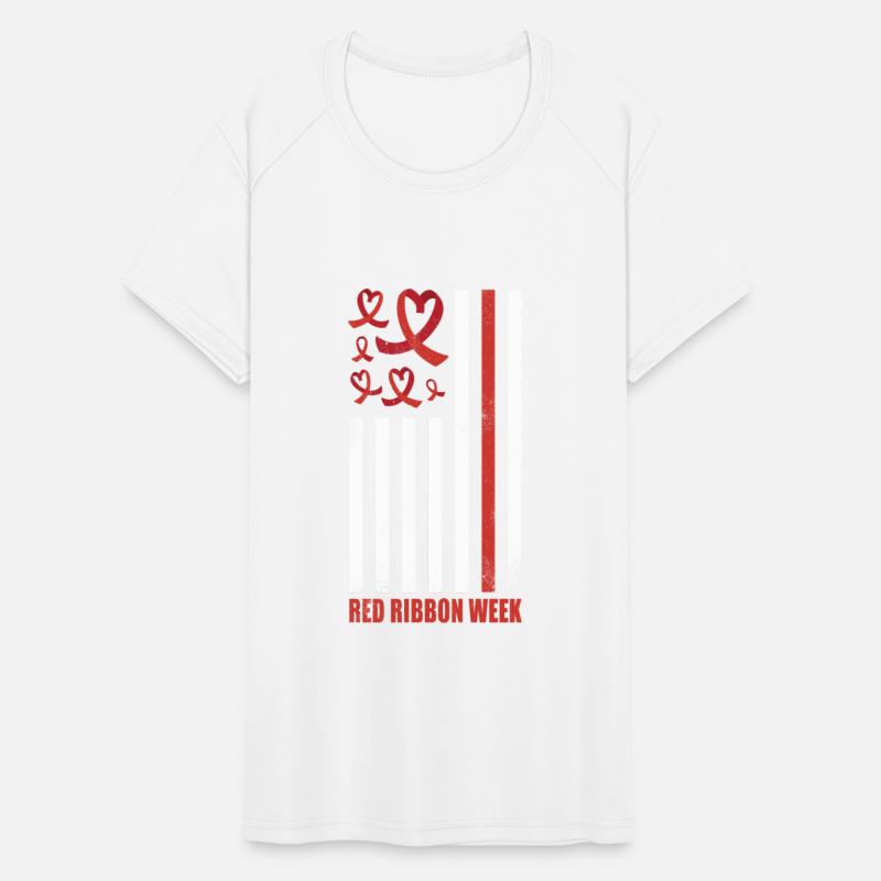 Red Flag Ribbon Heart Week Red Awareness