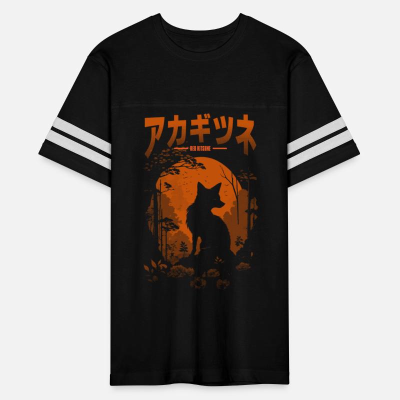 Red Kitsune Red Rising Sun Torii Gate