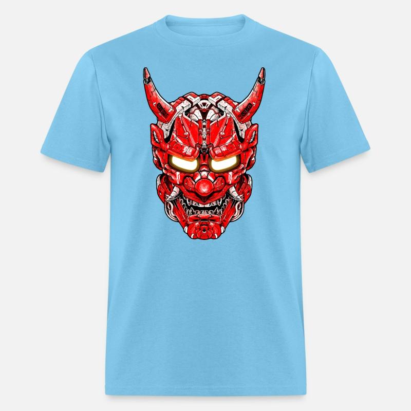 Red Oni Mask Mecha Demon