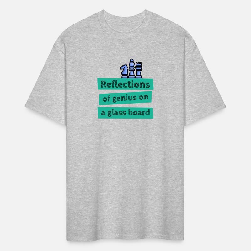 Reflections of genius on a glass board