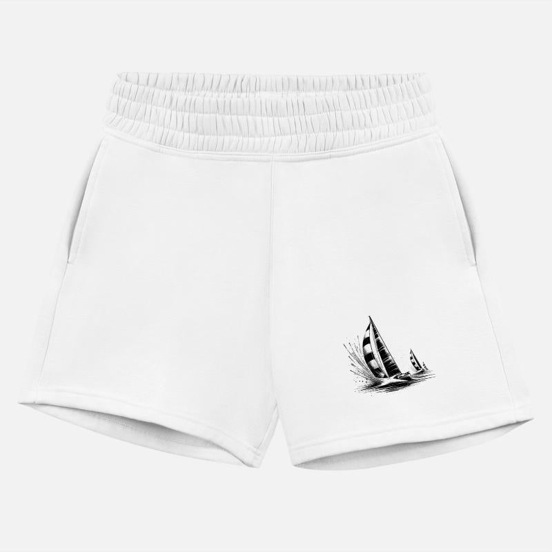 Regatta Sailing Boats Hard In The Wind And Swell