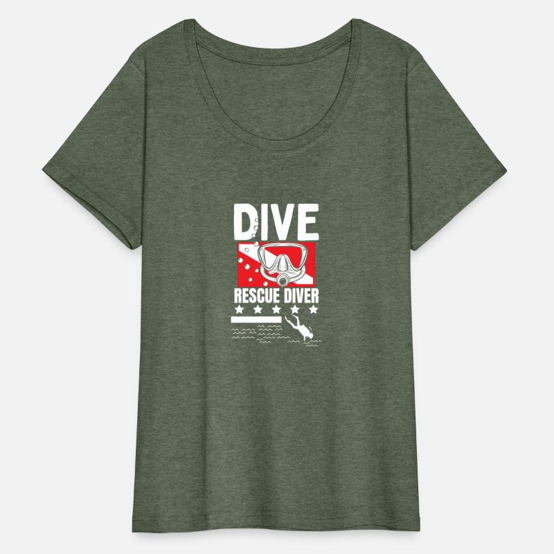 Rescue Diver Vintage Distressed Scuba Diving Diver