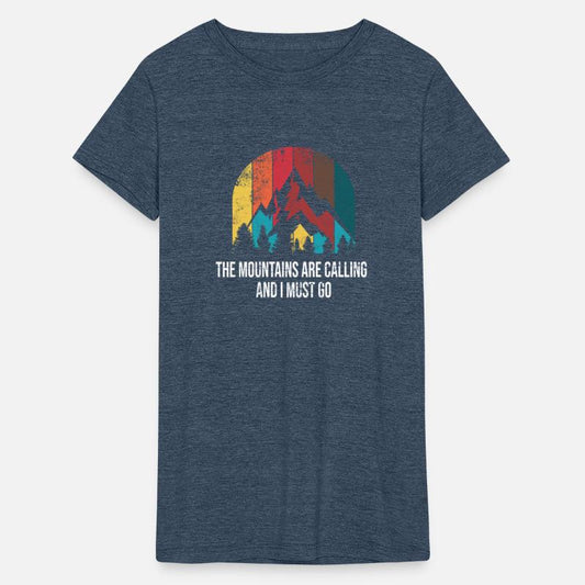 Retro Distressed Mountains are Calling