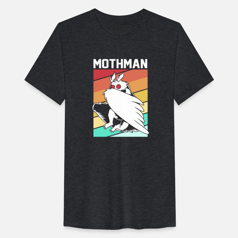 Retro Mothman Cryptid 80s Vintage Mothman
