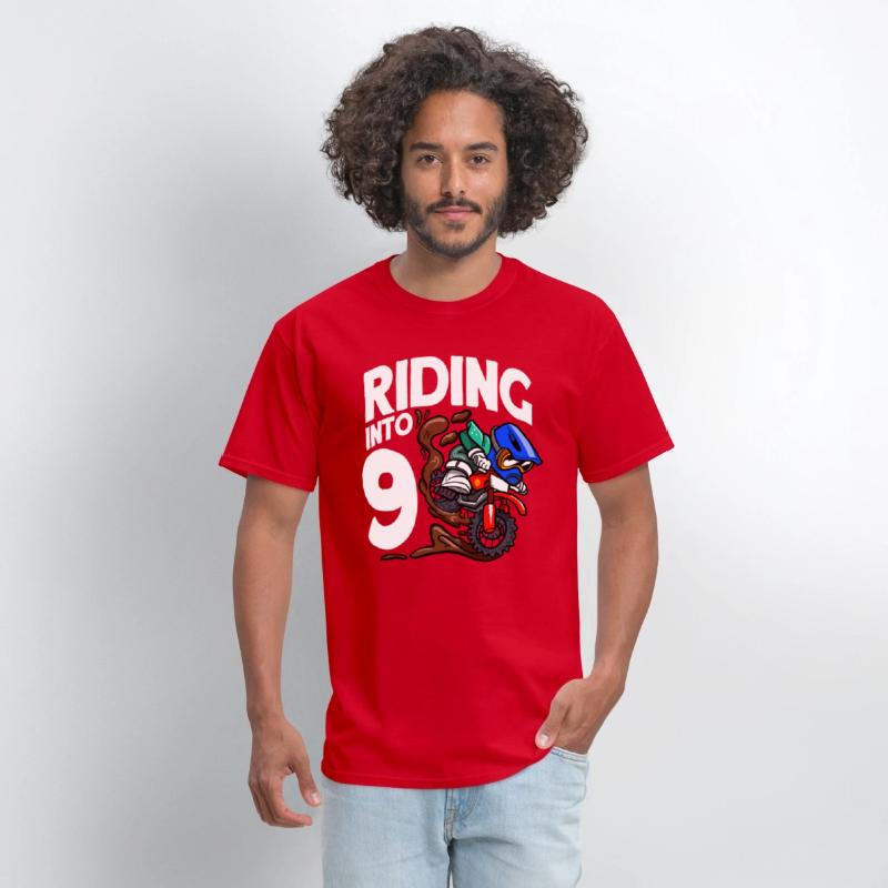 Riding Into 9 Birthday Rider Motocross Birthday