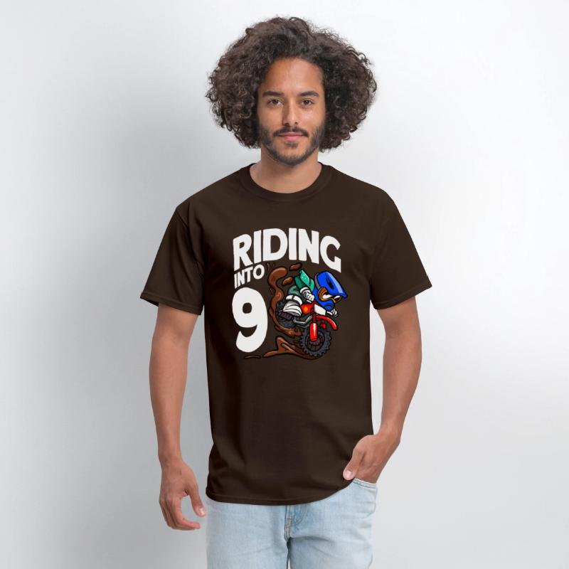 Riding Into 9 Birthday Rider Motocross Birthday