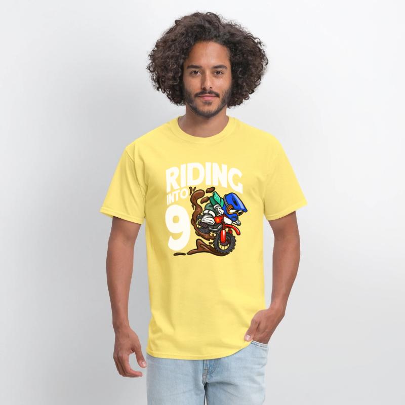 Riding Into 9 Birthday Rider Motocross Birthday