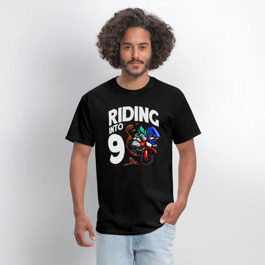 Riding Into 9 Birthday Rider Motocross Birthday