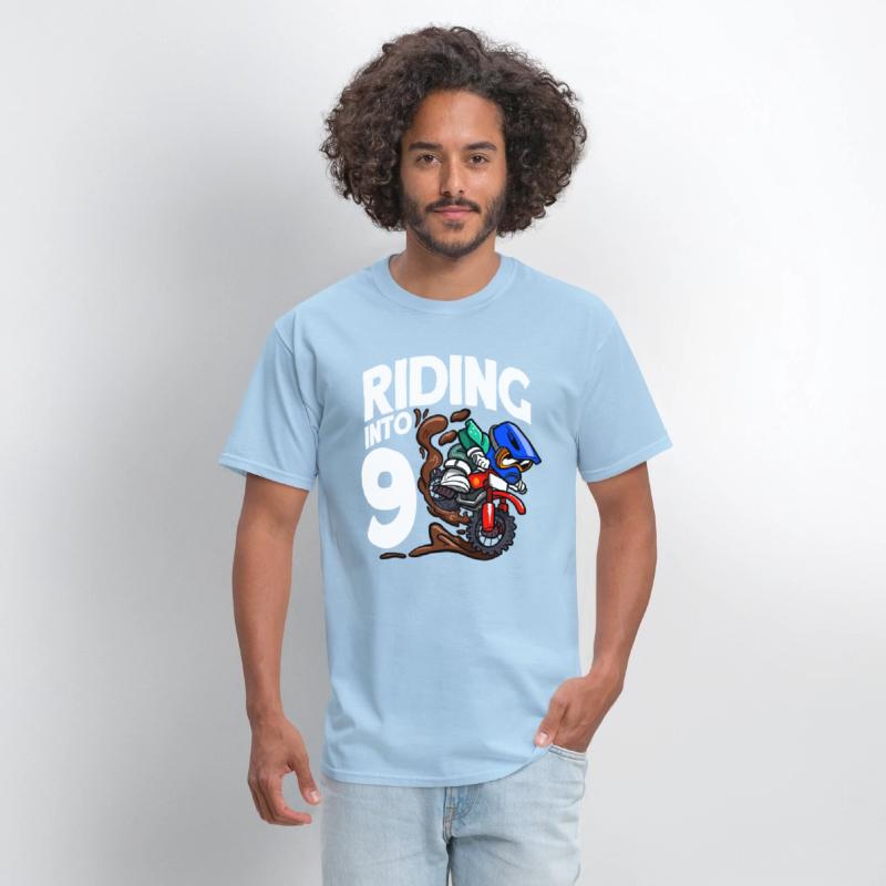 Riding Into 9 Birthday Rider Motocross Birthday