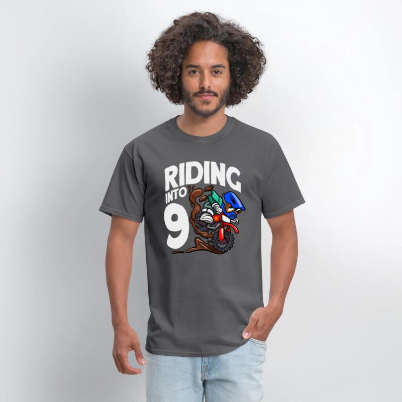 Riding Into 9 Birthday Rider Motocross Birthday