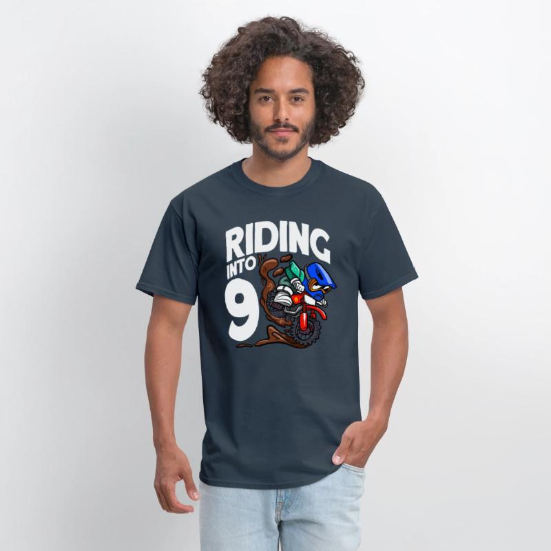 Riding Into 9 Birthday Rider Motocross Birthday