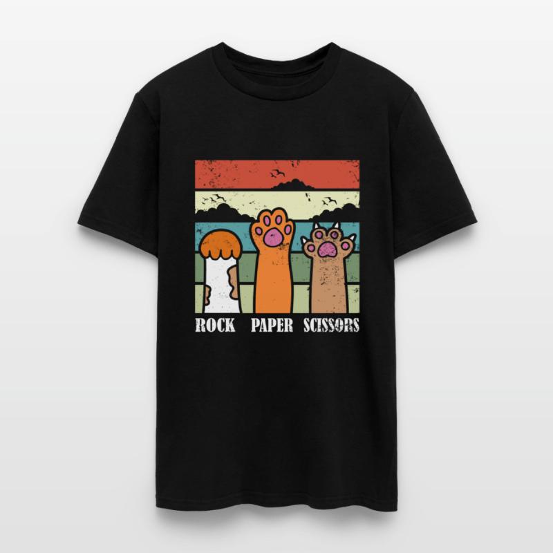 Rock Paper Scissors Game Kitten Lover Animal Paws