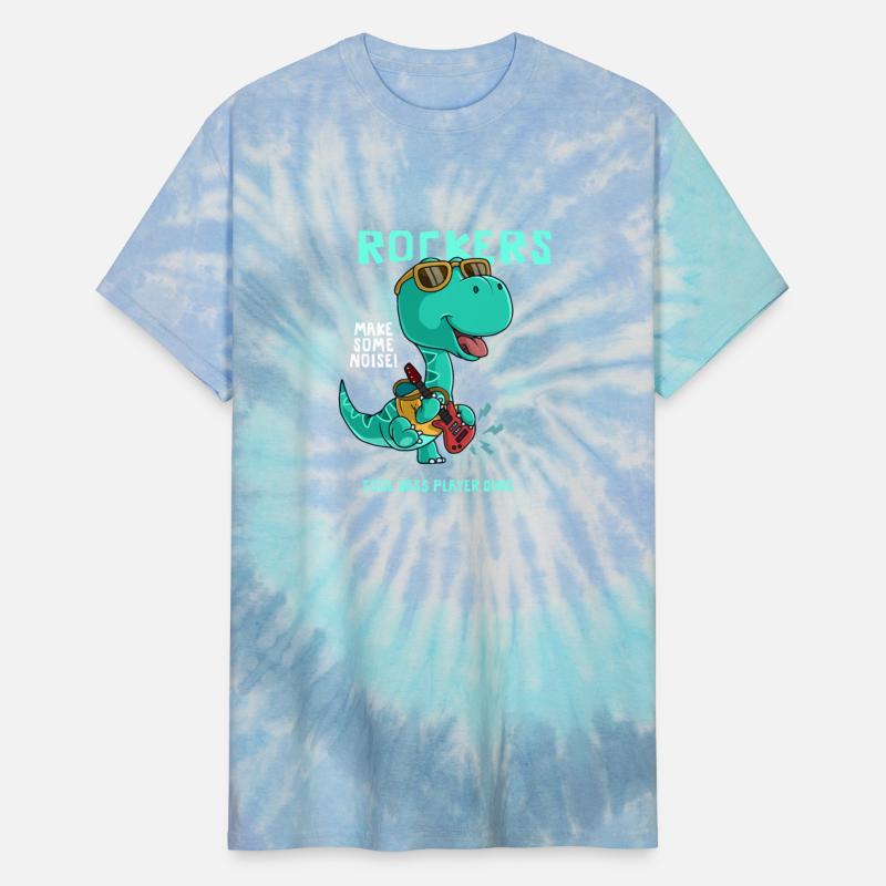 ROCKERS MAKE SOME NOISE COOL BASS PLAYER DINO