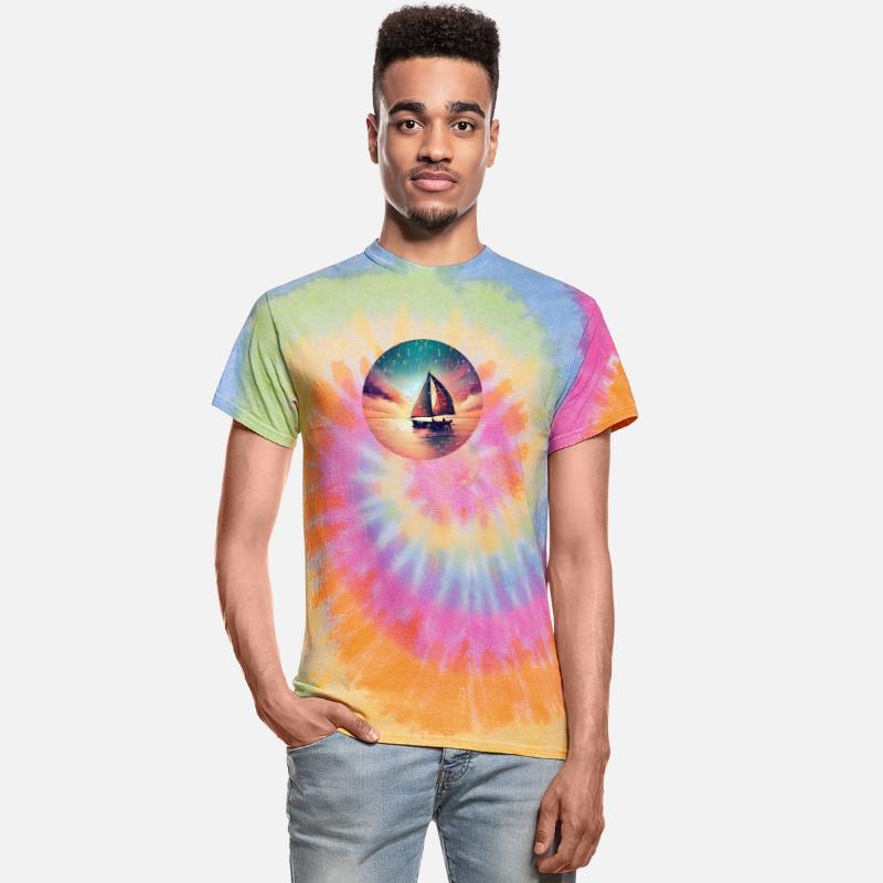 Sailing Sailboat Dinghy Sunset Design