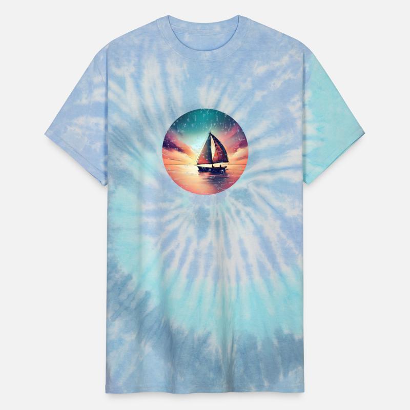 Sailing Sailboat Dinghy Sunset Design