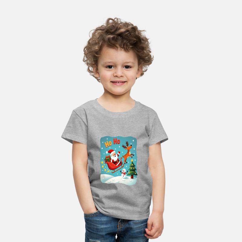 Santa Clause waving " HO-HO"