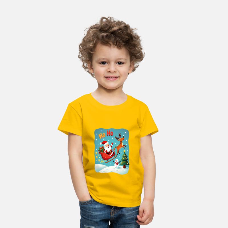 Santa Clause waving " HO-HO"