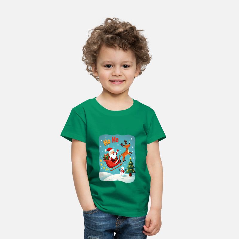 Santa Clause waving " HO-HO"