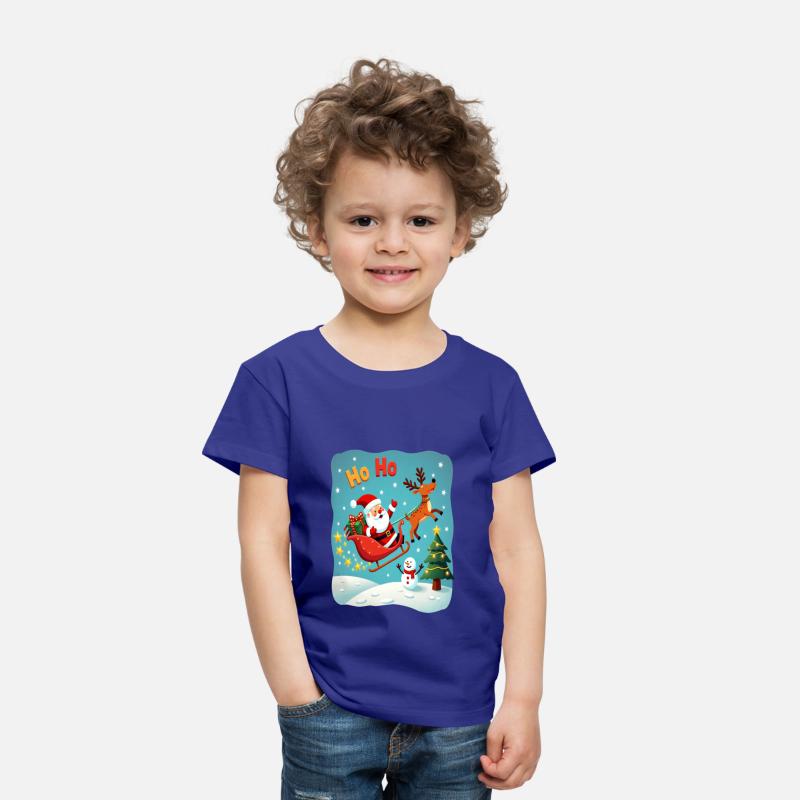 Santa Clause waving " HO-HO"