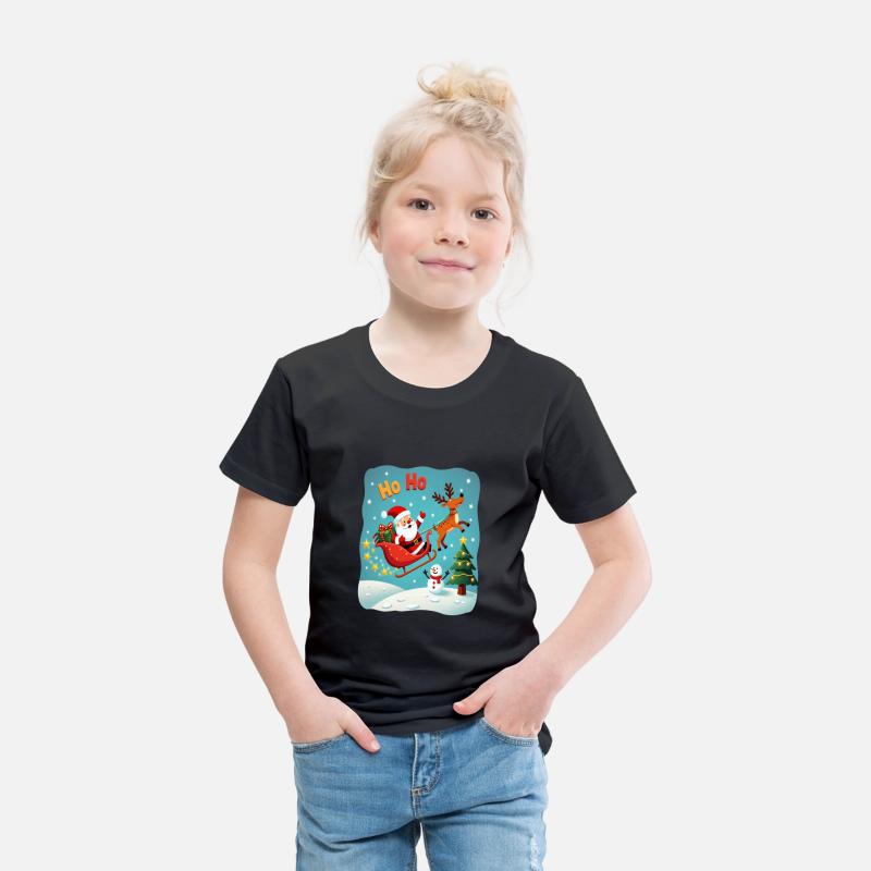 Santa Clause waving " HO-HO"