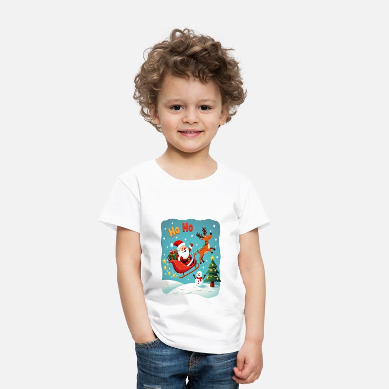 Santa Clause waving " HO-HO"