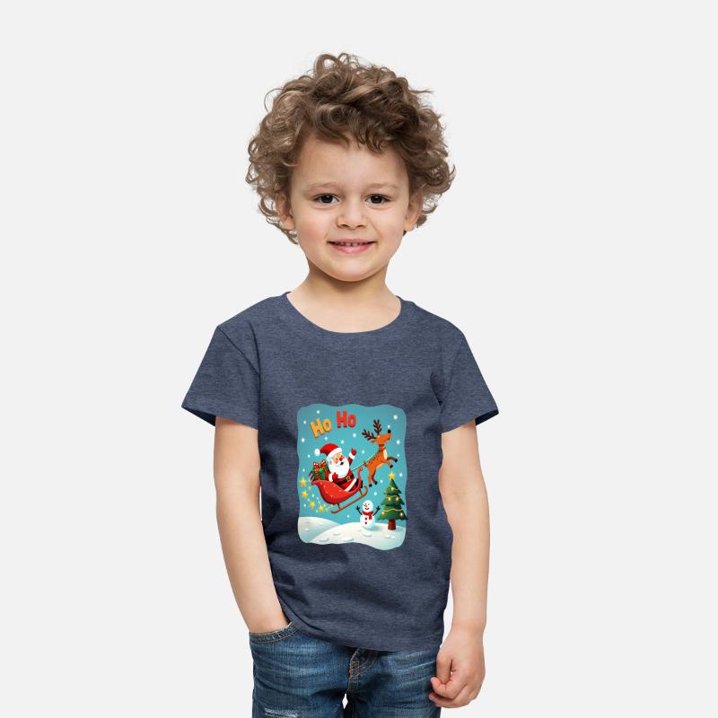 Santa Clause waving " HO-HO"