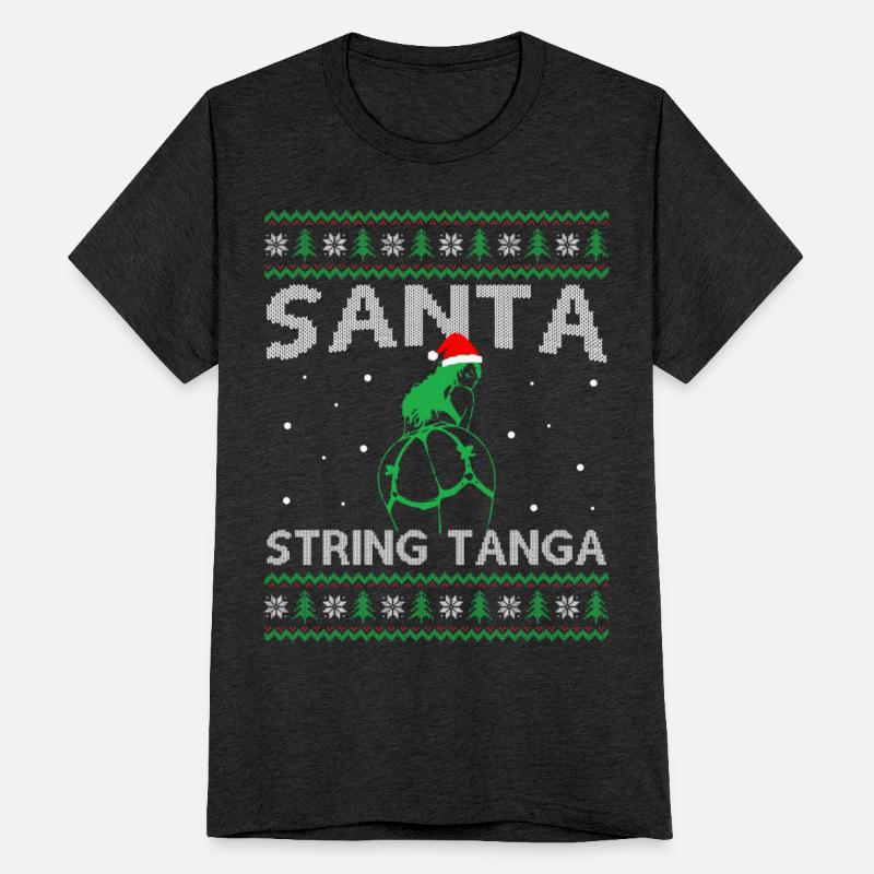 Santa Clause Wearing String Tanga - Ugly Christmas