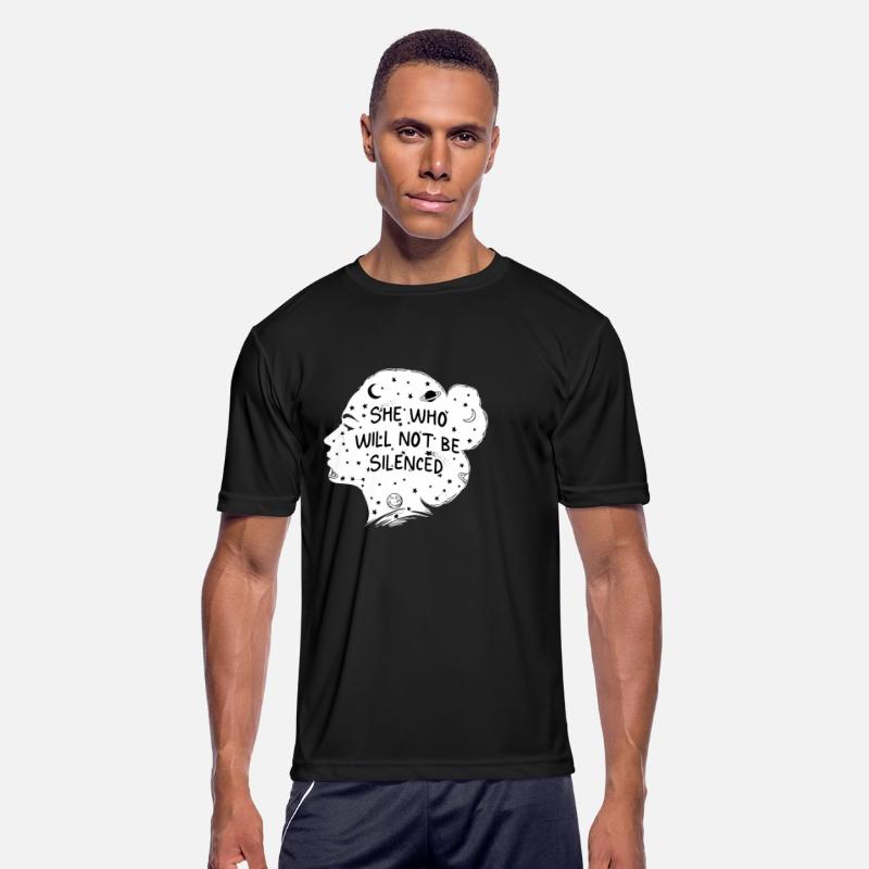 She Who Will Not Be Silenced Feminist Motivational