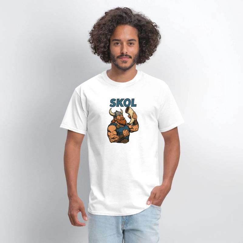 Skol Viking Warrior with Horn