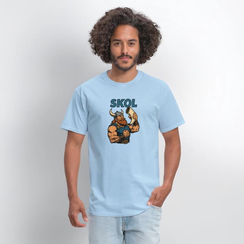 Skol Viking Warrior with Horn