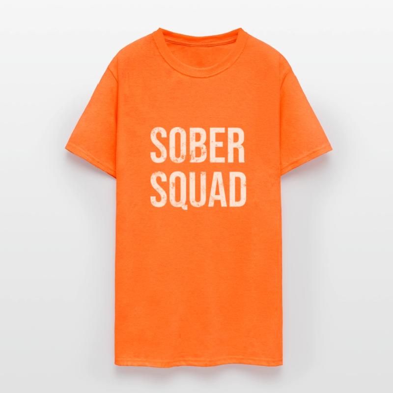 Sober Squad white lettering distressed