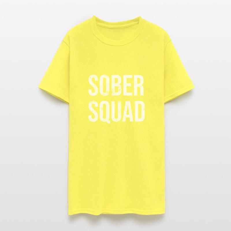 Sober Squad white lettering distressed