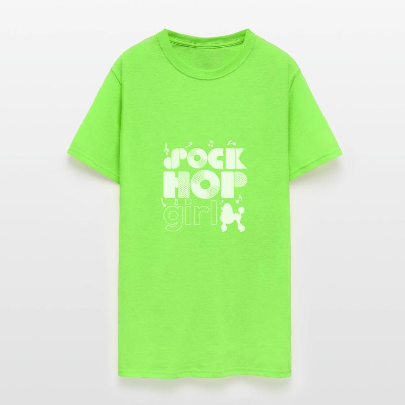 Sock Hop Girl Retro Vinyl Poodle Sock Hop Girl