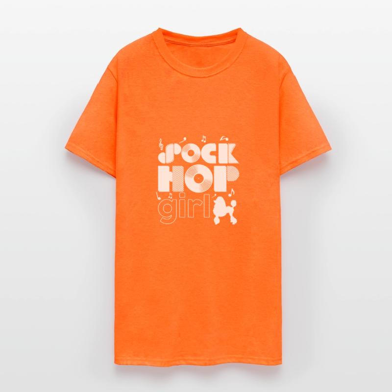 Sock Hop Girl Retro Vinyl Poodle Sock Hop Girl