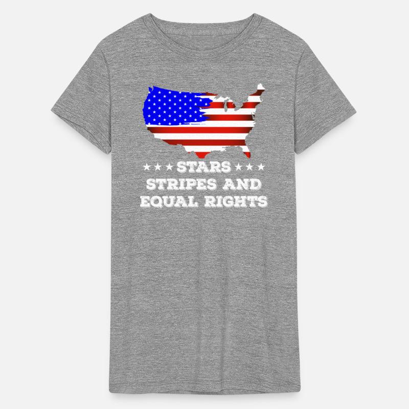 Stars and Stripes and equal Rights American