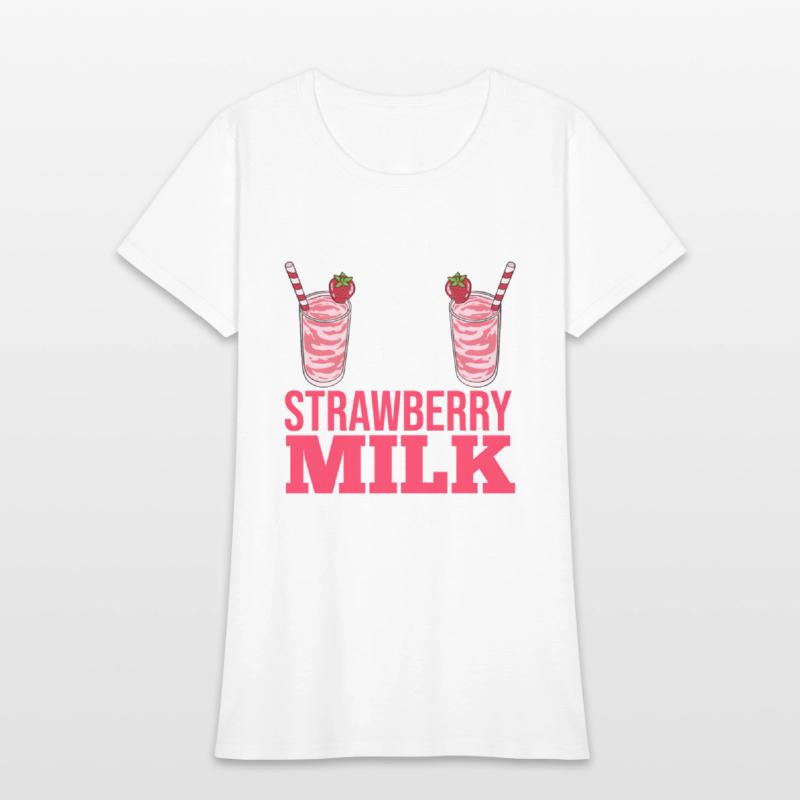 Strawberry Milk Shake Korean Vegan Japanese