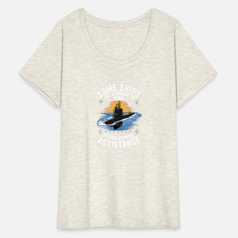 Submarine Illustration with Motivational Quote