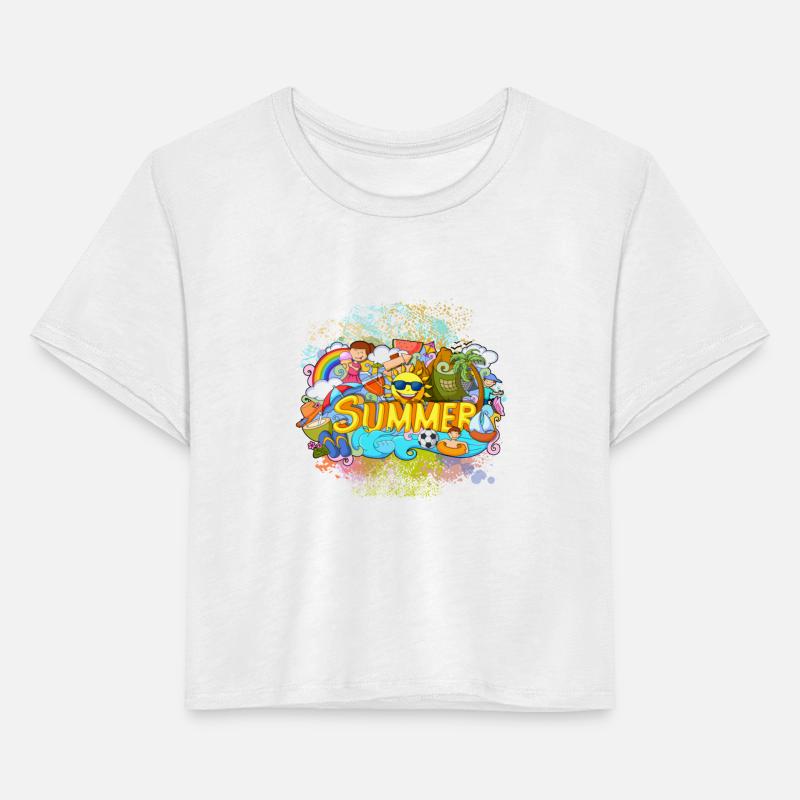 Summer Holiday Theme Coconut Tent Swimming Rainbow