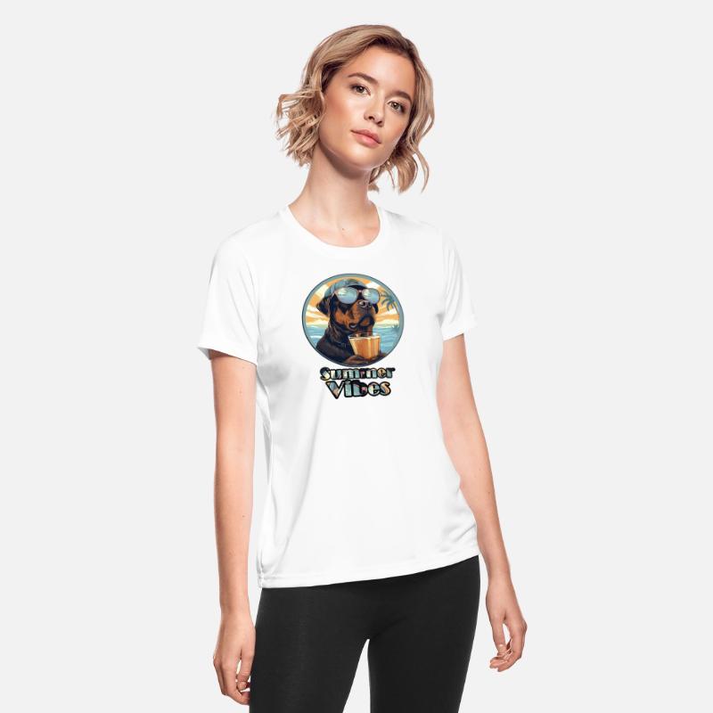 Summer Vibes Dog – Cool Beach Mood Tee