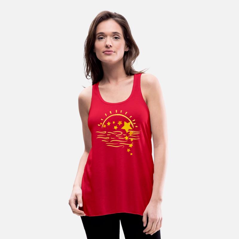 sun set view with golden colour and stars