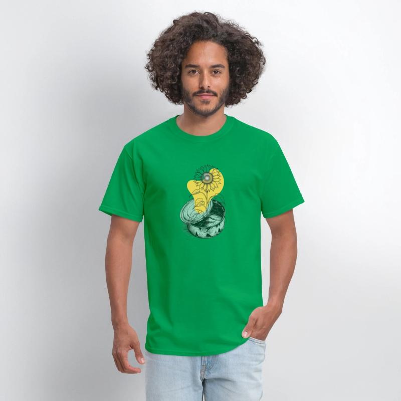 Sunflower from Tin Can Shirt Bold Eco Message Tee